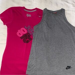 Nike Athletic Tee’s, Bundle of 2, Size XS